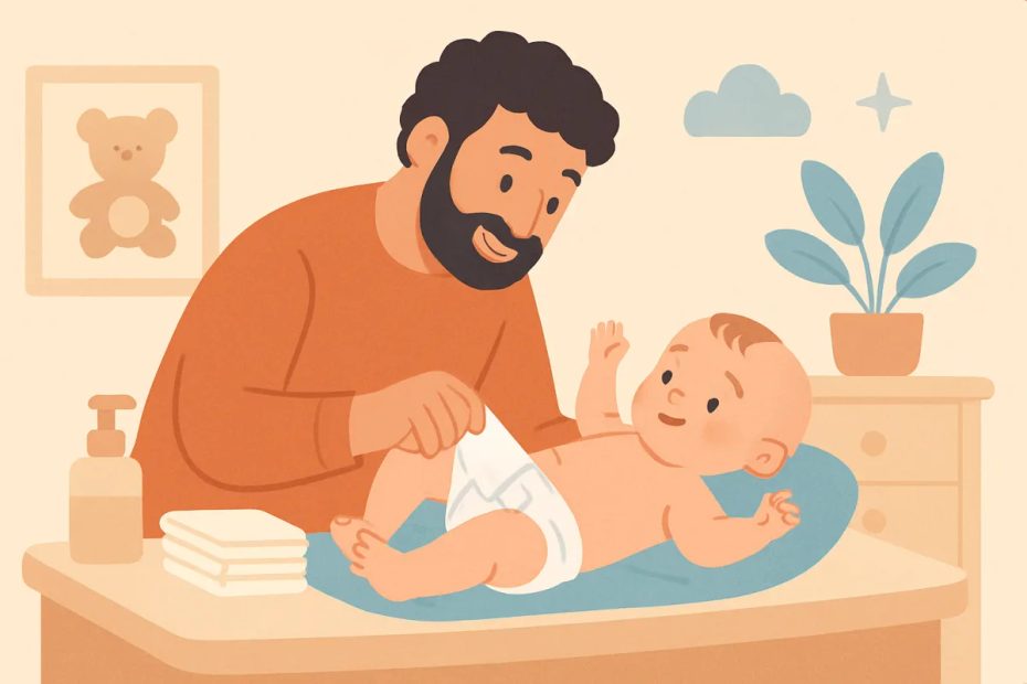 Cómo Cambiar un Pañal Paso a Paso: Guía para Papás Torpes (Como Yo)
